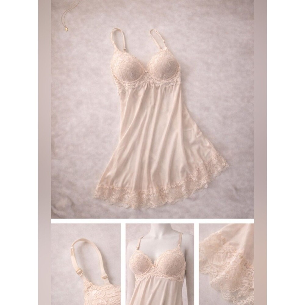 Envy Lace Trim Chemise Nightgown – Size Small